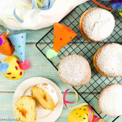 Faschingskrapfen backen nach Omas Rezept - Foodblog Topfgartenwelt