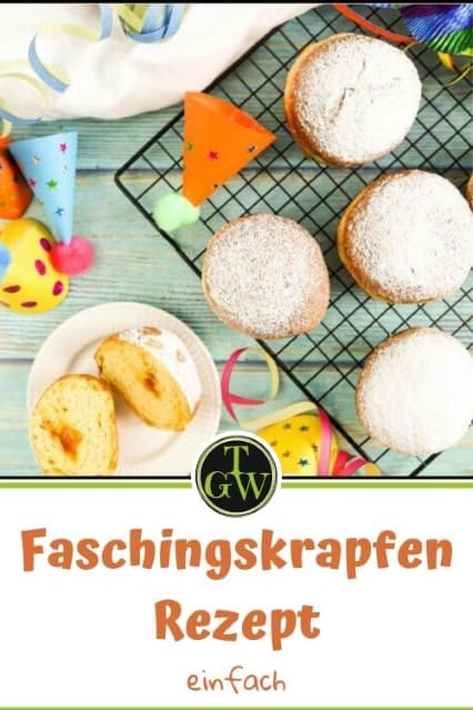 Faschingskrapfen - Pinterest - Foodblog Topfgartenwelt
