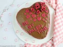 Herzkuchen für Valentinstag mit Schoko - Foodblog Topfgartenwelt