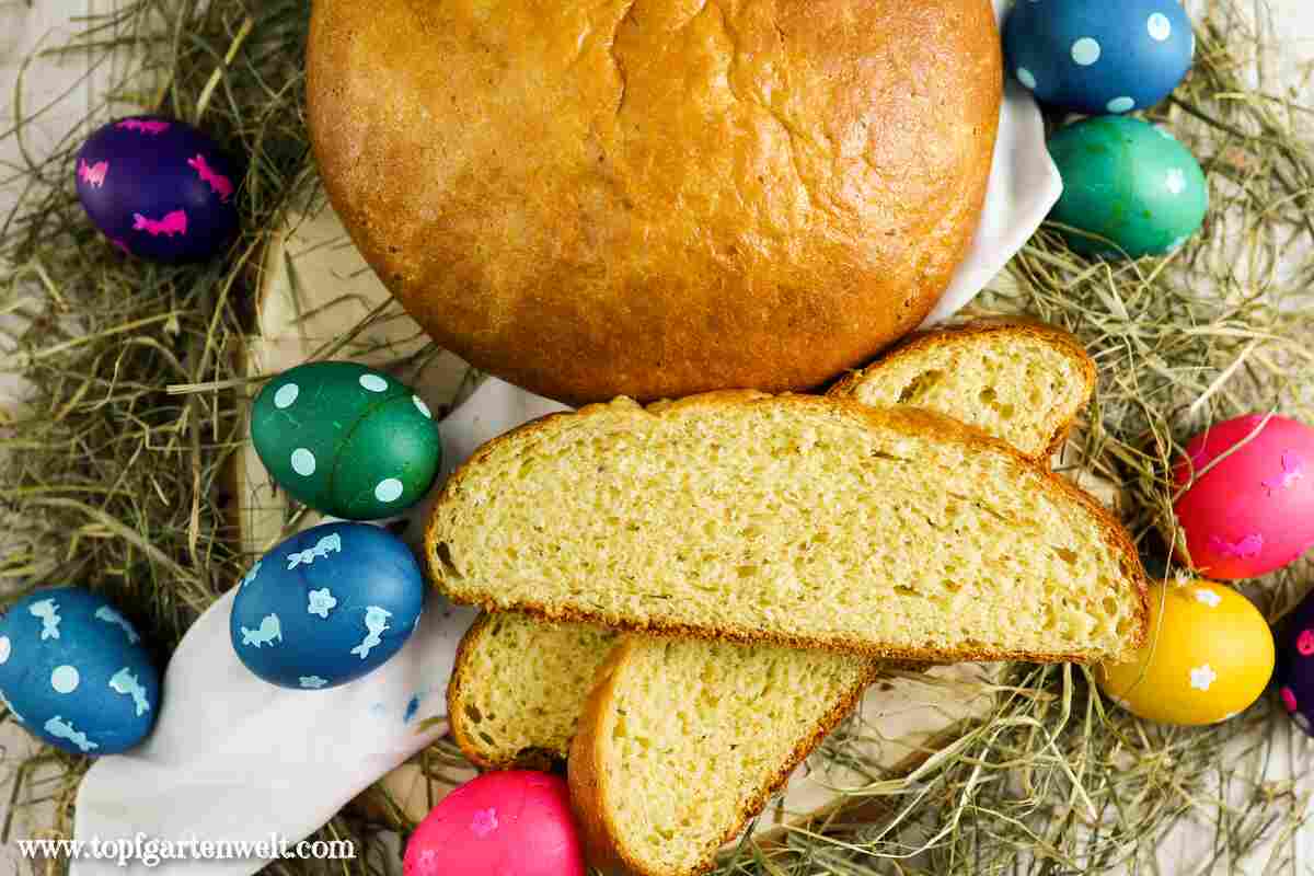 Osterbrot nach Omas Rezept mit Anis und Trockengerm - Foodblog Topfgartenwelt