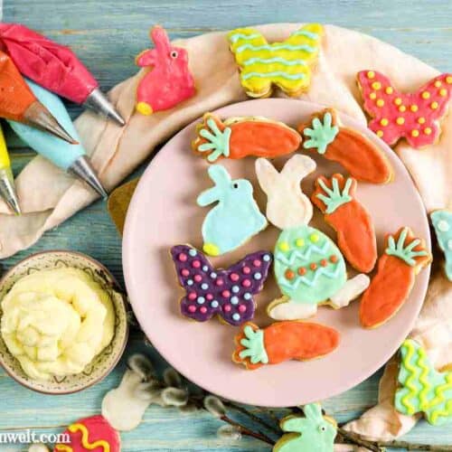 Osterkekse backen aus Mürbeteig - Foodblog Topfgartenwelt