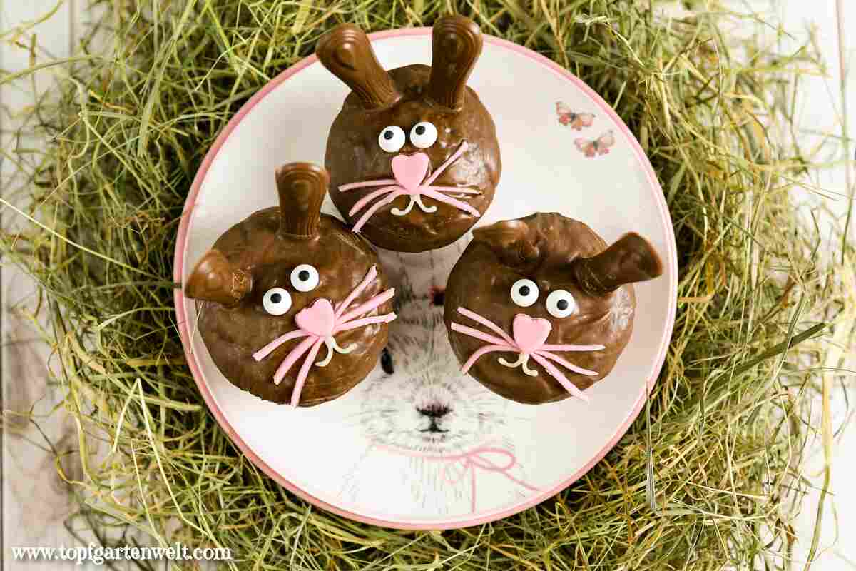 Osterhasen Muffins mit Ohren - Foodblog Topfgartenwelt