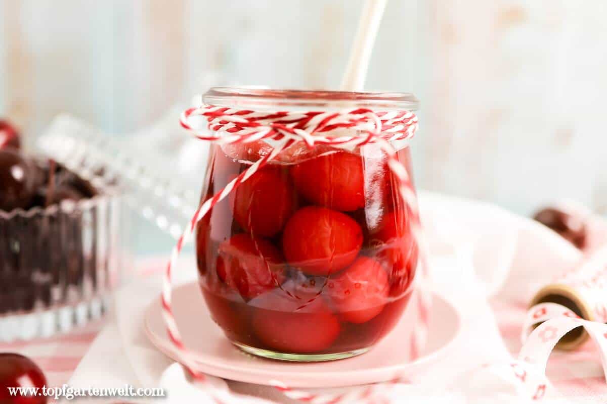 Kirschkompott einkochen und haltbar machen - Foodblog Topfgartenwelt