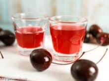 Kirschlikör selber machen mit Wodka ohne Wartezeit - Foodblog Topfgartenwelt