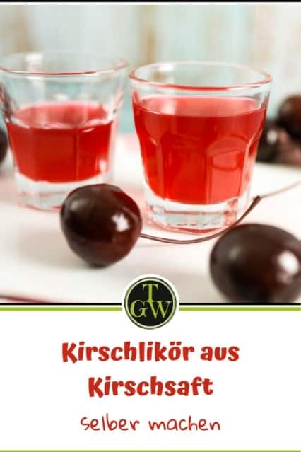 Kirschlikör selber machen mit Wodka und ohne Wartezeit