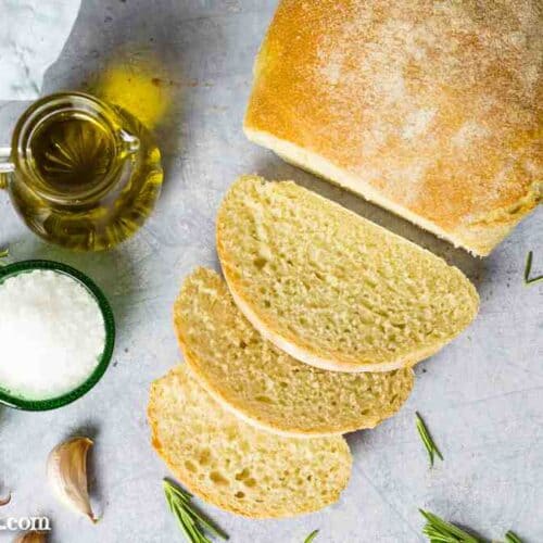 Selbstgemachtes schnelles Ciabatta mit Trockenhefe und italienischer Tomaten Bruschetta - Foodblog Topfgartenwelt