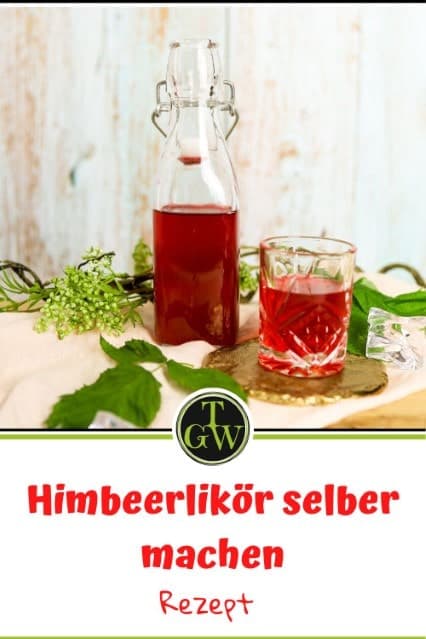 Himbeerlikör selber machen mit Wodka