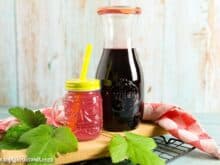 Johannisbeersirup selber machen, Ribiselsirup - Foodblog Topfgartenwelt