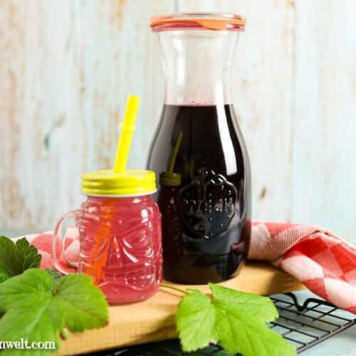 Johannisbeersirup selber machen, Ribiselsirup - Foodblog Topfgartenwelt