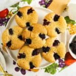 Brombeer Muffins mit Öl und Mandeln - Foodblog Topfgartenwelt
