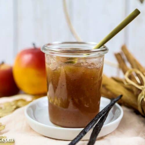 Omas Apfelmarmelade mit Zimt und Vanille selber machen - Foodblog Topfgartenwelt