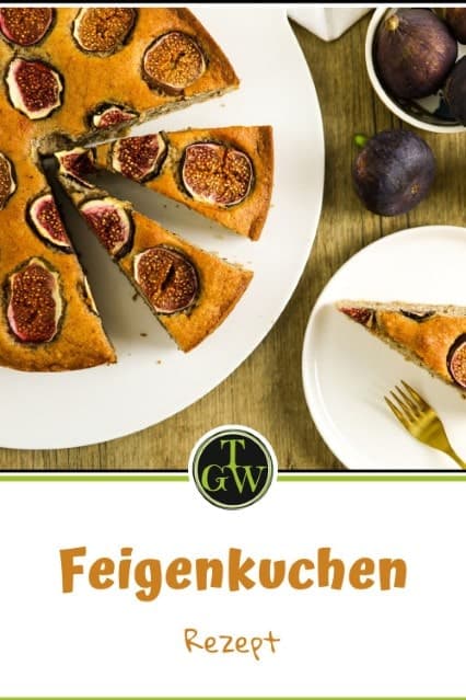 Feigenkuchen mit frischen Feigen und Walnüssen backen