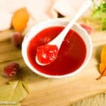 Kornelkirschen Marmelade, Dirndlmarmelade ohne Kerne - Foodblog Topfgartenwelt