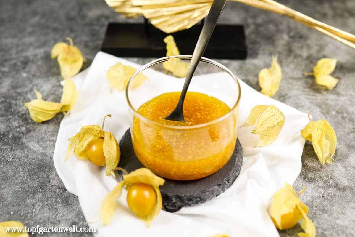 Physalis Marmelade selber machen - Foodblog Topfgartenwelt