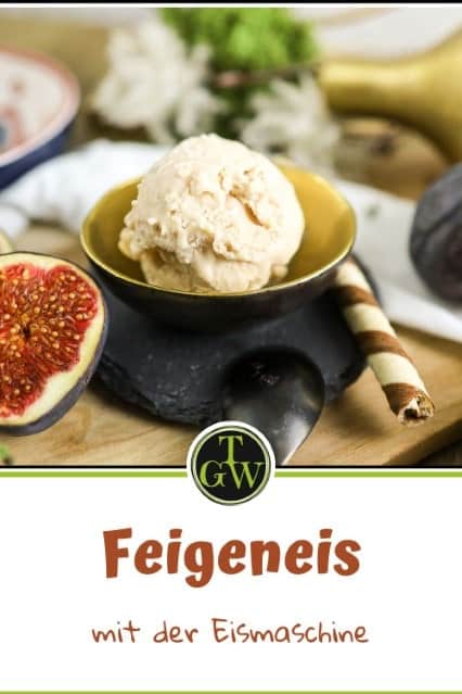 Feigeneis selber machen mit der Eismaschine