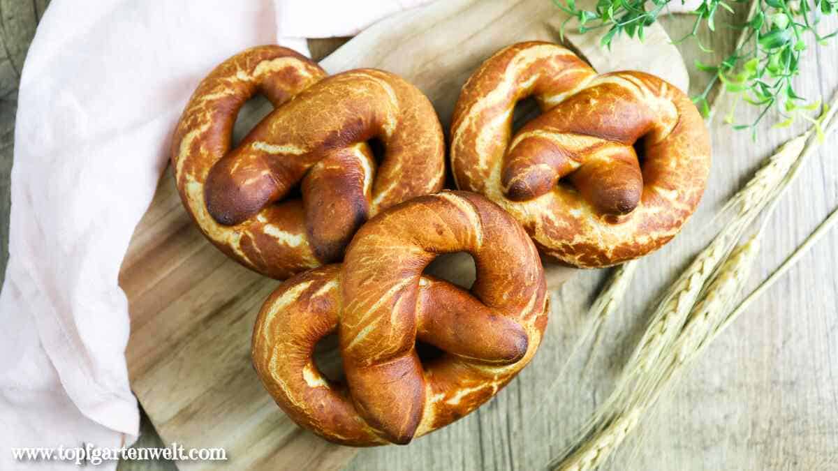 Laugenbrezel Rezept mit Trockenhefe - Foodblog Topfgartenwelt
