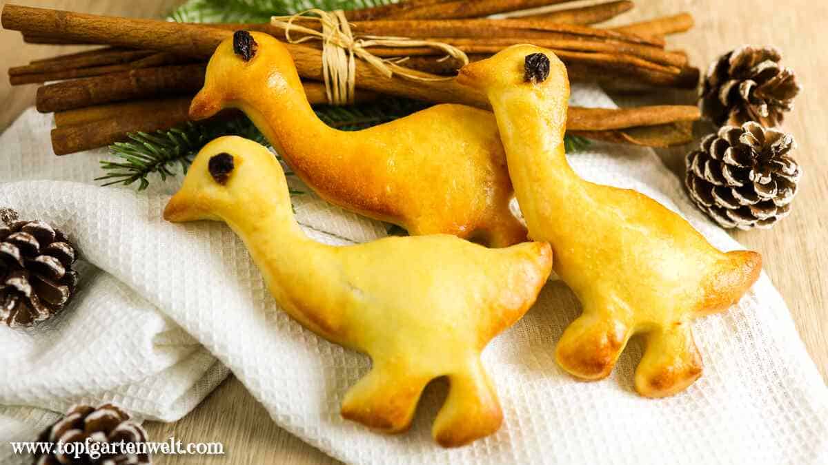 Martinsgänse backen aus Quark-Öl-Teig - Foodblog Topfgartenwelt