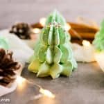 Baiser Tannenbäume, essbare Tischdeko für Weihnachten - Foodblog Topfgartenwelt