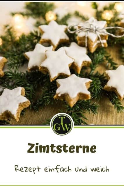 Zimtsterne - Pinterest - Foodblog Topfgartenwelt
