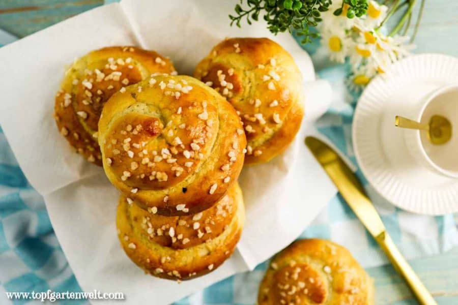 Hefeteig mit Quark, Topfen Brioche - Foodblog Topfgartenwelt