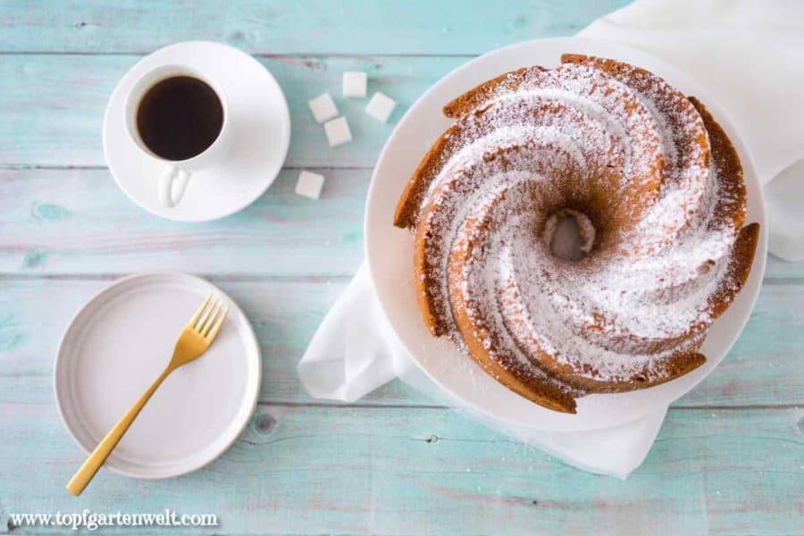 Mascarpone-Kuchen mit Zitrone, Rührkuchen ohne Butter - Foodblog Topfgartenwelt