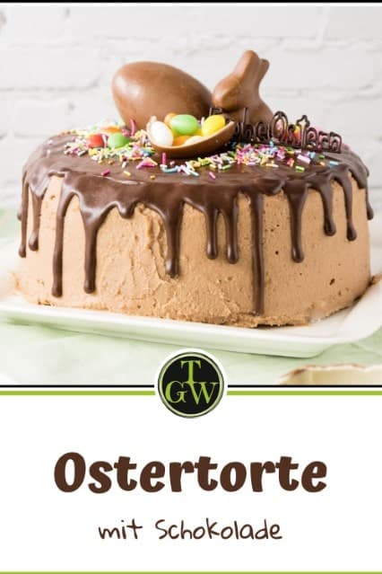 Ostertorte mit Schokolade - Pinterest - Foodblog Topfgartenwelt