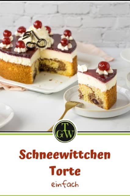 Schneewittchen Torte - Pinterest - Foodblog Topfgartenwelt