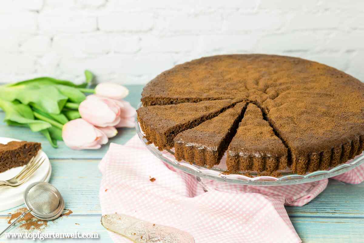 Schokokuchen ohne Mehl, französische Schokotarte - Foodblog Topfgartenwelt