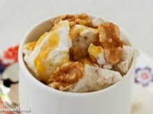 Frozen Yogurts mit Honig und Walnüssen - ein Rezept das an Griechenland erinnert - Foodblog Topfgartenwelt