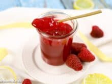 Himbeer-Zitronen-Marmelade ohne Kerne - Foodblog Topfgartenwelt