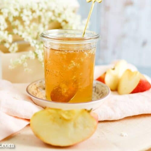 Holunderblütengelee mit Apfelsaft selber machen - Foodblog Topfgartenwelt