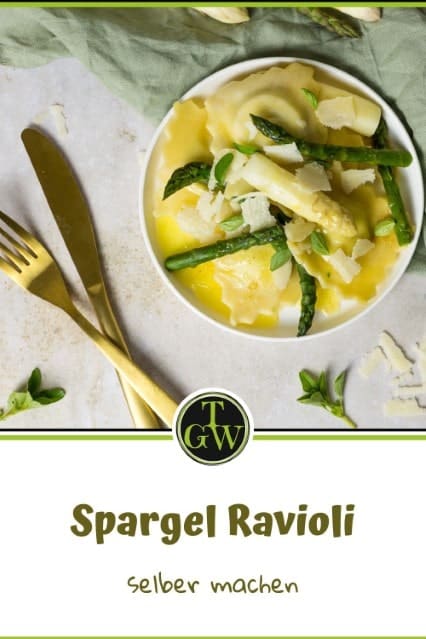 Spargel Ravioli - Pinterest - Foodblog Topfgartenwelt