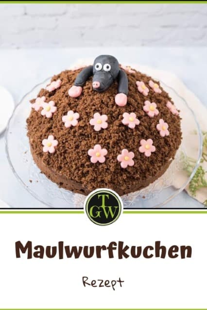 Maulwurfkuchen - Pinterest - Foodblog Topfgartenwelt