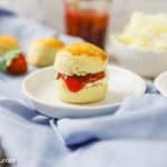 Scones mit Clotted Cream oder alternativ Mascarpone und Erdbeermarmelade aus Genießen im Garten, erschienen im Callwey-Verlag - Foodblog Topfgartenwelt