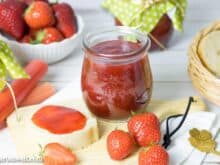 Erdbeer-Rhabarber-Marmelade mit Vanille - Foodblog Topfgartenwelt