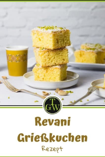 Revani Grießkuchen mit Joghurt selber machen