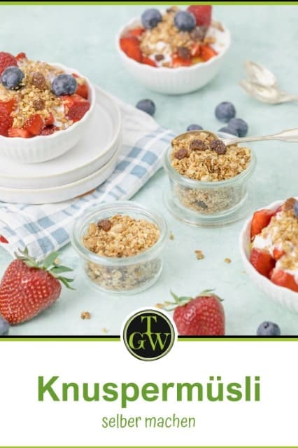 Knuspermüsli selber machen in 30 Minuten
