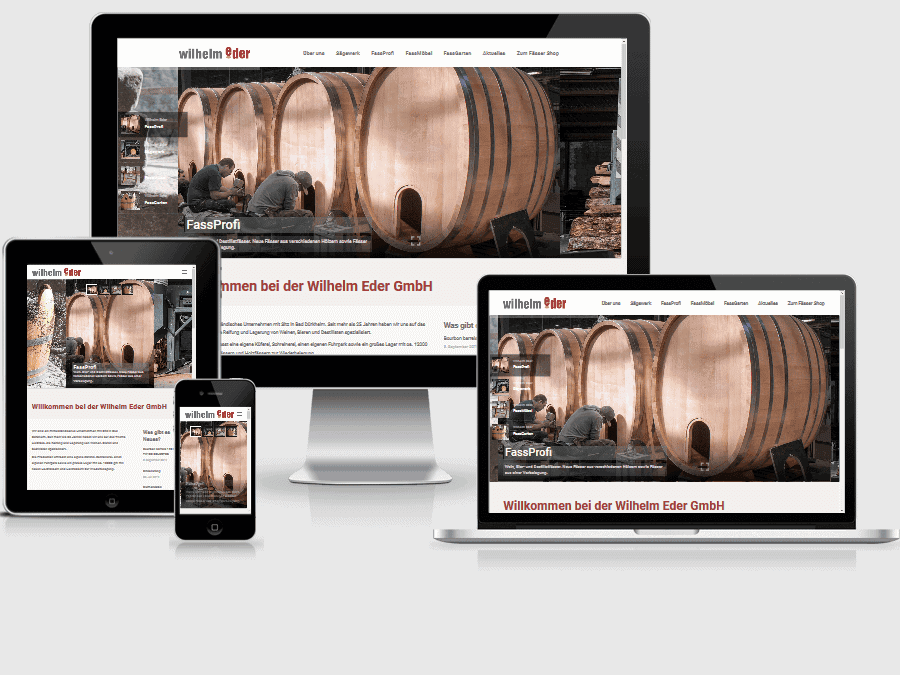 responsive Webdesign Wilhelm Eder GmbH