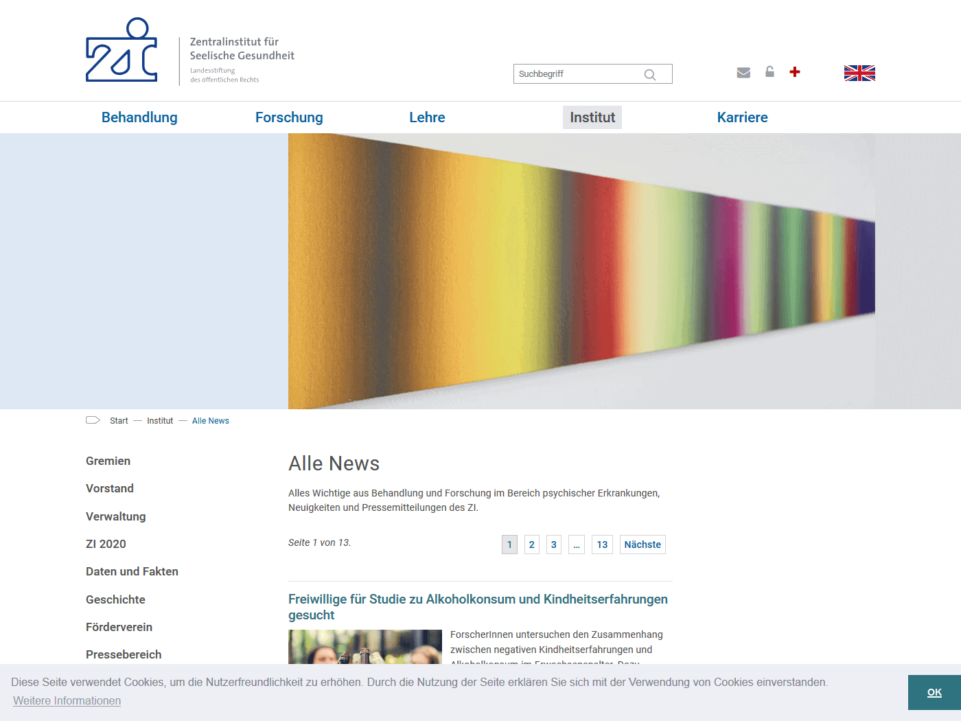 responsive Webdesign ZI Mannheim, News