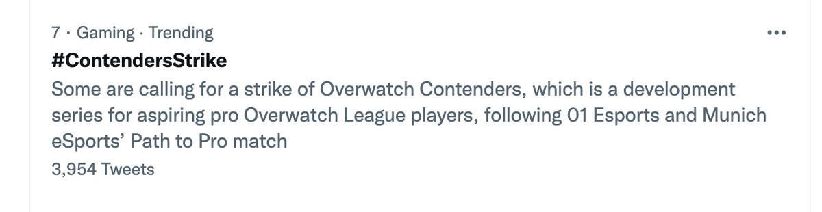 Overwatch Contenders teams ‘go on strike’ mid-broadcast