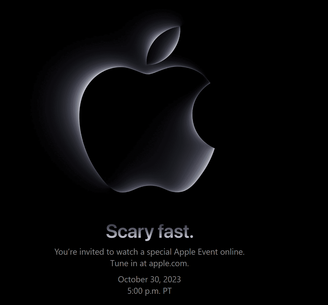 Apple confirms ‘scary fast’ event for the night of October 30