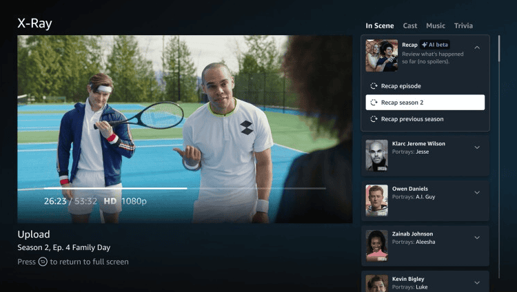 Amazon will now use AI to recap what you’re watching