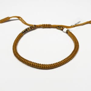Tibetan bracelet ends gold/multi