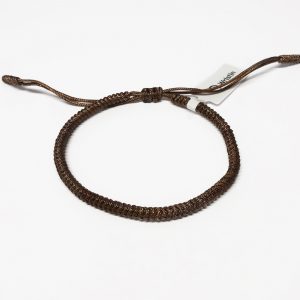 Tibetan bracelet simple dark brown