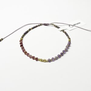 Beaded bracelet subtle kunzite