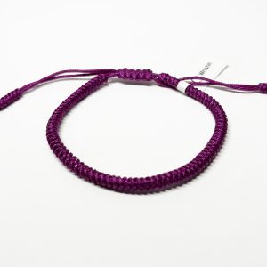 Tibetan bracelet simple dark pink