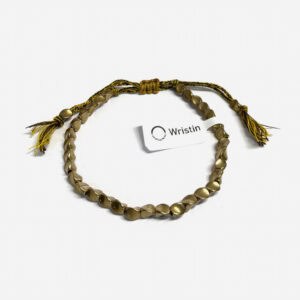 Tibetan bracelet metal copper gold/black
