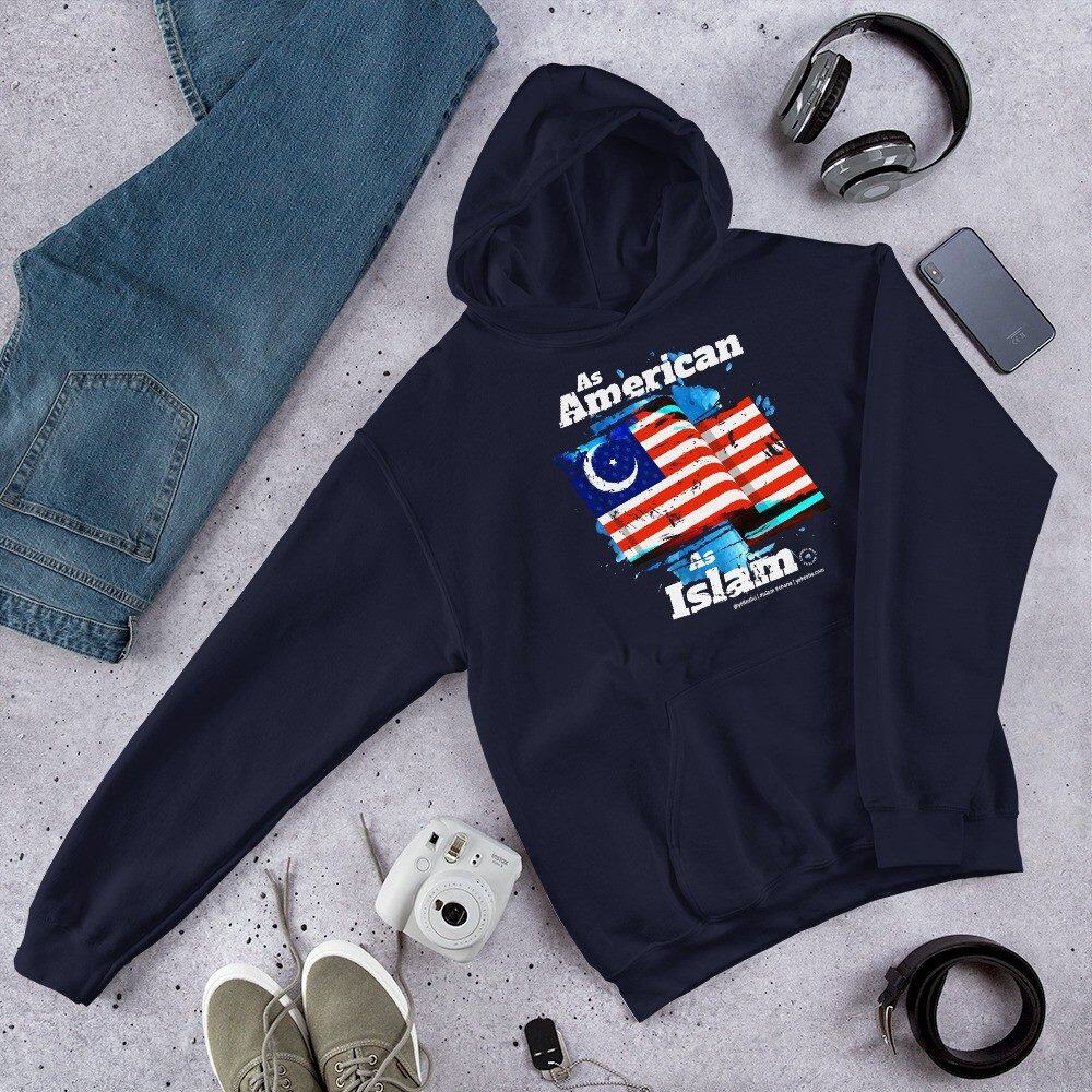 Pluralism: As American as Islam Unisex Hoodie