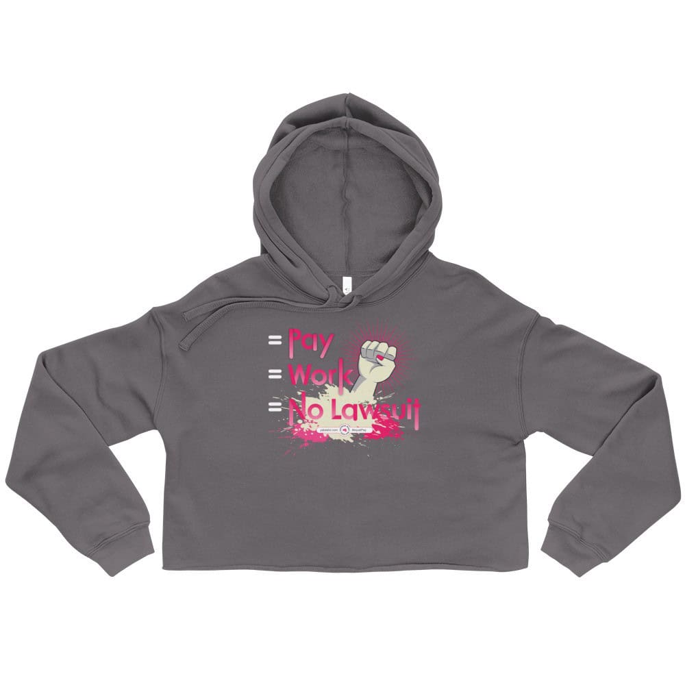 Equal Pay Equal Work Women’s Cropped Hoodie