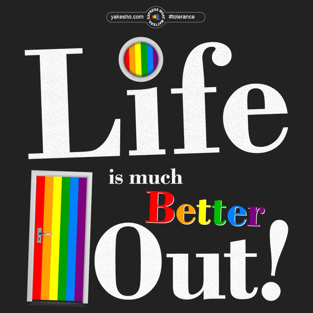 Life is much Better Out! Design